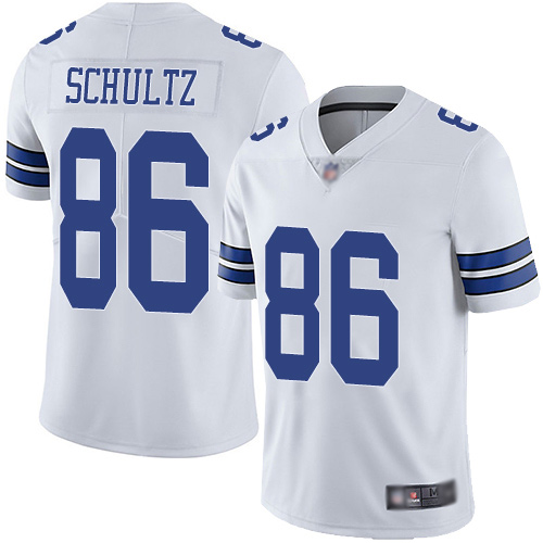 Men Dallas Cowboys Limited White Dalton Schultz Road 86 Vapor Untouchable NFL Jersey